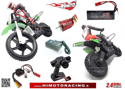 HIMOTO - MX400 BURSTOUT BRUSHLESS 1/4 MOTOCROSS - immagine 8