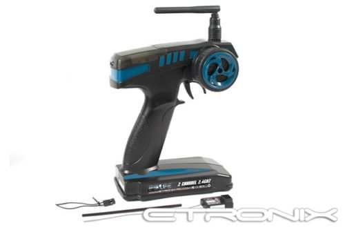 RADIOCOMANDO ETRONIX PULSE GFSK EX2 SPORT 2.4GHZ WHEEL 2CH - immagine 2
