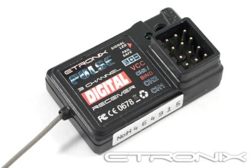 RADIOCOMANDO ETRONIX PULSE GFSK EX2 SPORT 2.4GHZ WHEEL 2CH - immagine 4