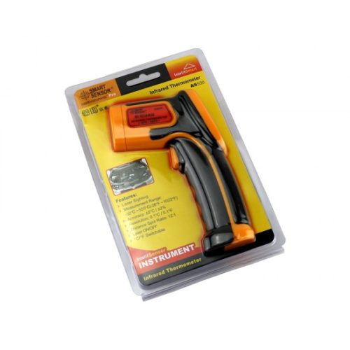 Smart Sensor AS 530 termometro digitale industriale a infrarossi -32 ~ 550 C (-26 ~ 1022 F) LCD Display IR senza contatto IR laser Point Gun - immagine 4
