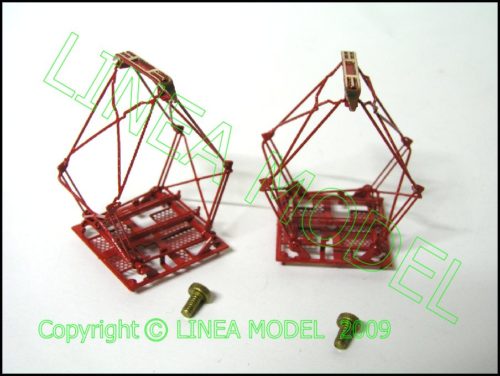 Lineamodel - Coppia Pantografi - ROCO FS 32 H0 Completi di viti - immagine 2