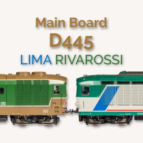 ALMROSE - Main board per Lima – Rivarossi D445 decoder PLUX22 e luci led -TIPO 2