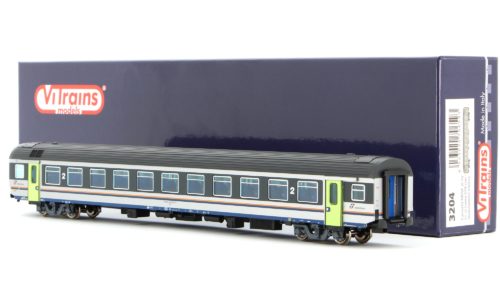 Vitrains - FS Carrozza MDVE di 2° CL nuova livrea DTR, ep. VI. con illuminazione