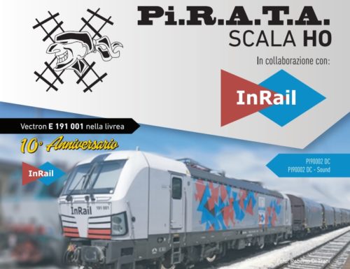 PIRATA - H0 VECTRON E 191 001 INRAIL LIVREA 10°anniversario - DC - immagine 2
