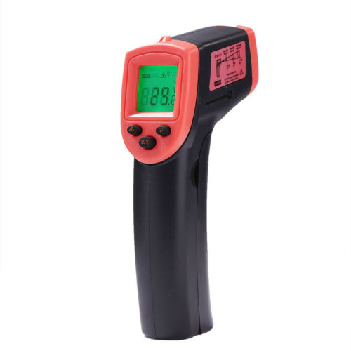 Termometro Laser digitale a infrarossi misura temperatura a distanza display lcd - immagine 2