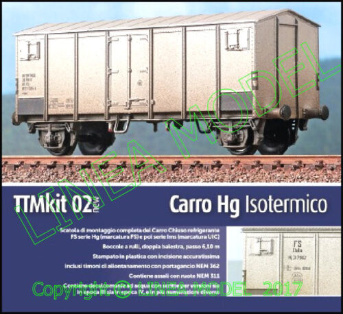 LINEAMODEL - KIT DI MONTAGGIO - CARRO CHIUSO FS serie H " ISOTERMICO " - immagine 2