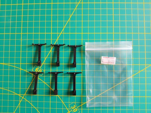 ROCO - RICAMBIO GANCIO NEM PER CARRO 46156 - 6pz - immagine 2
