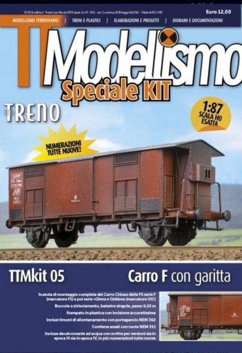 LM TTM 5 - Kit di montaggio Carro FS tipo F con Garitta
