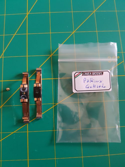 Lineamodel - Pattino per C.A. - Gottardo - Lunghezza 5cm - HO - 2PZ