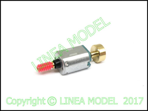 NUOVO MOTORE LINEA MODEL 12 VOLT ,  completo di volano realizzato in tornitura CNC e Collare anteriore IN PVC in tornitura  con  vite senza fine  ROCO,  adatto e compatibili  solo per tutti i seguenti modelli di vaporiere OSKAR prodotti - immagine 3