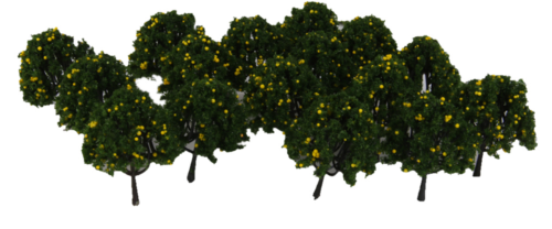 Alberi Frutti Limoni - Altezza 6cm - H0 - 15pz