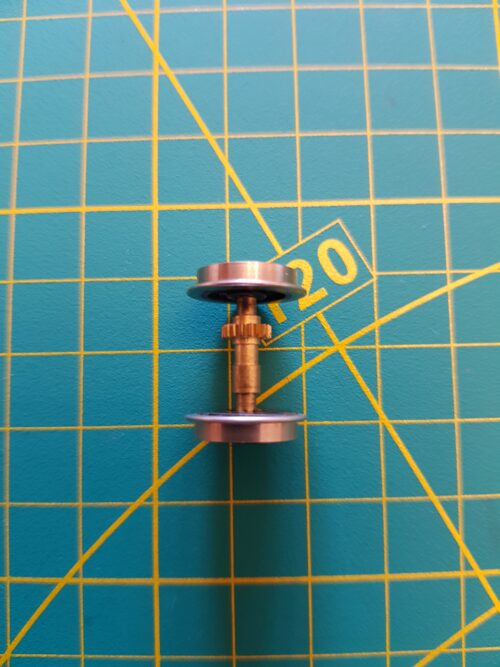 Assale con ingranaggio diametro 12mm senza gommino di aderenza - immagine 3