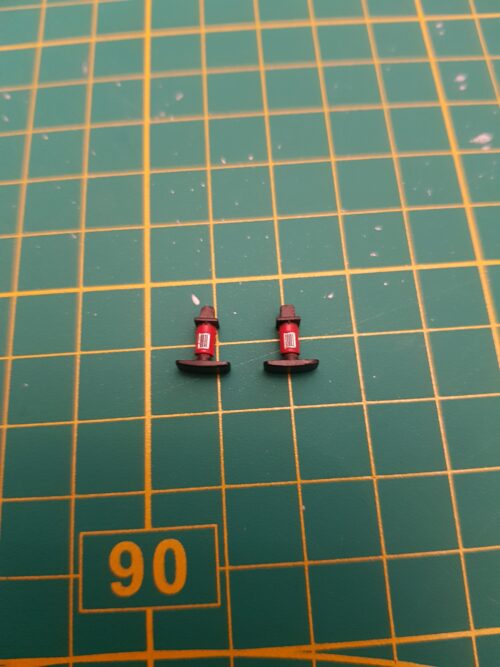 Rivarossi / Lima - Set due respingenti Rossi Aln 668 / 663 - H0