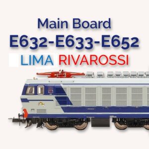 Almrose - Main Board per Lima/Rivarossi® E632/E633/E652 + Altoparlante + Kit Luci